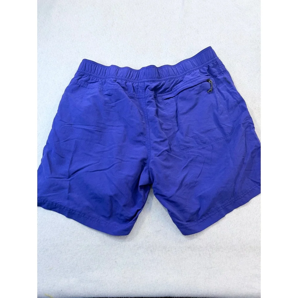 The North Face Mens Purple Athletic Hiking Shorts Elastic Waist Size XL  READ